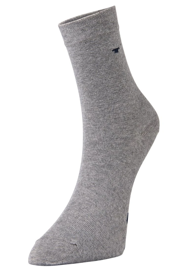 Tom Tailor 3 Pack - Chaussettes - Light Grey Melange 3 Tom Tailor 3 Pack - Chaussettes - Light Grey Melange
