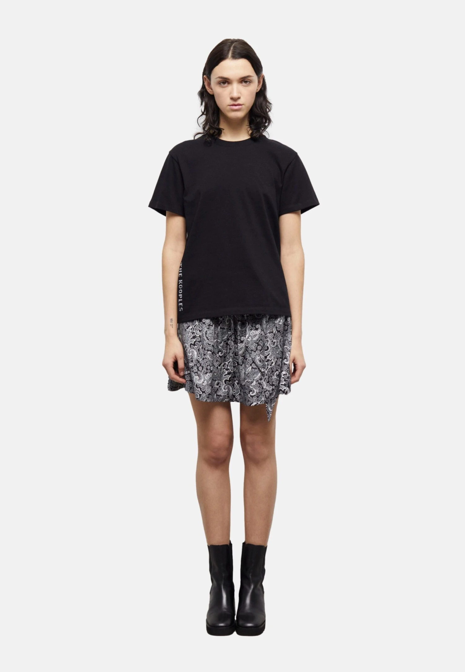 THE KOOPLES Manches Court - T-Shirt Imprimé - Black 5 THE KOOPLES Manches Court - T-Shirt Imprimé - Black – Image 3