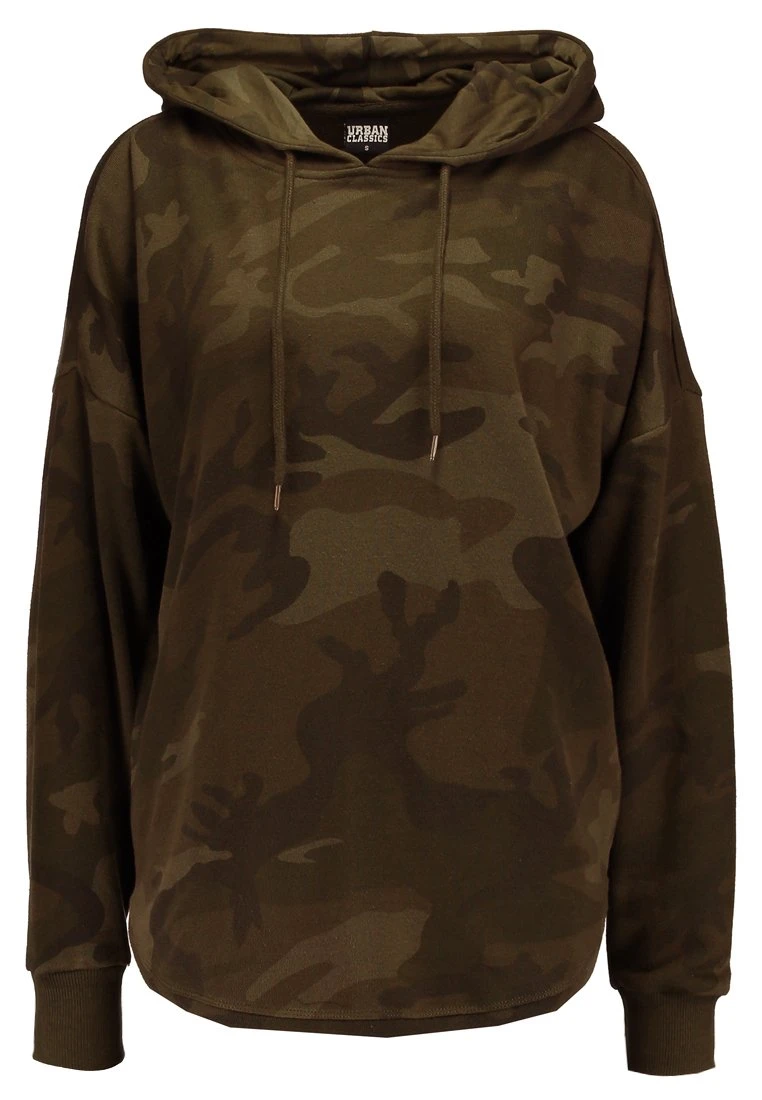 URBAN CLASSICS Ladies Oversized Camo Hoody - Sweat À Capuche - Olive 8 URBAN CLASSICS Ladies Oversized Camo Hoody - Sweat À Capuche - Olive – Image 6