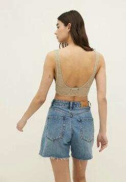 Stradivarius With Wide Straps - Soutien-Gorge Triangle - Light Green -Next Soldes bcce2c93f89345c4ba47ec3a751787dc