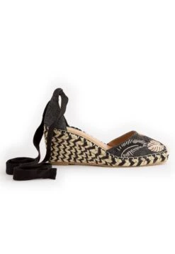 Next Forever Comfort Wrap Square Toe Standard - Escarpins Compensés - Black