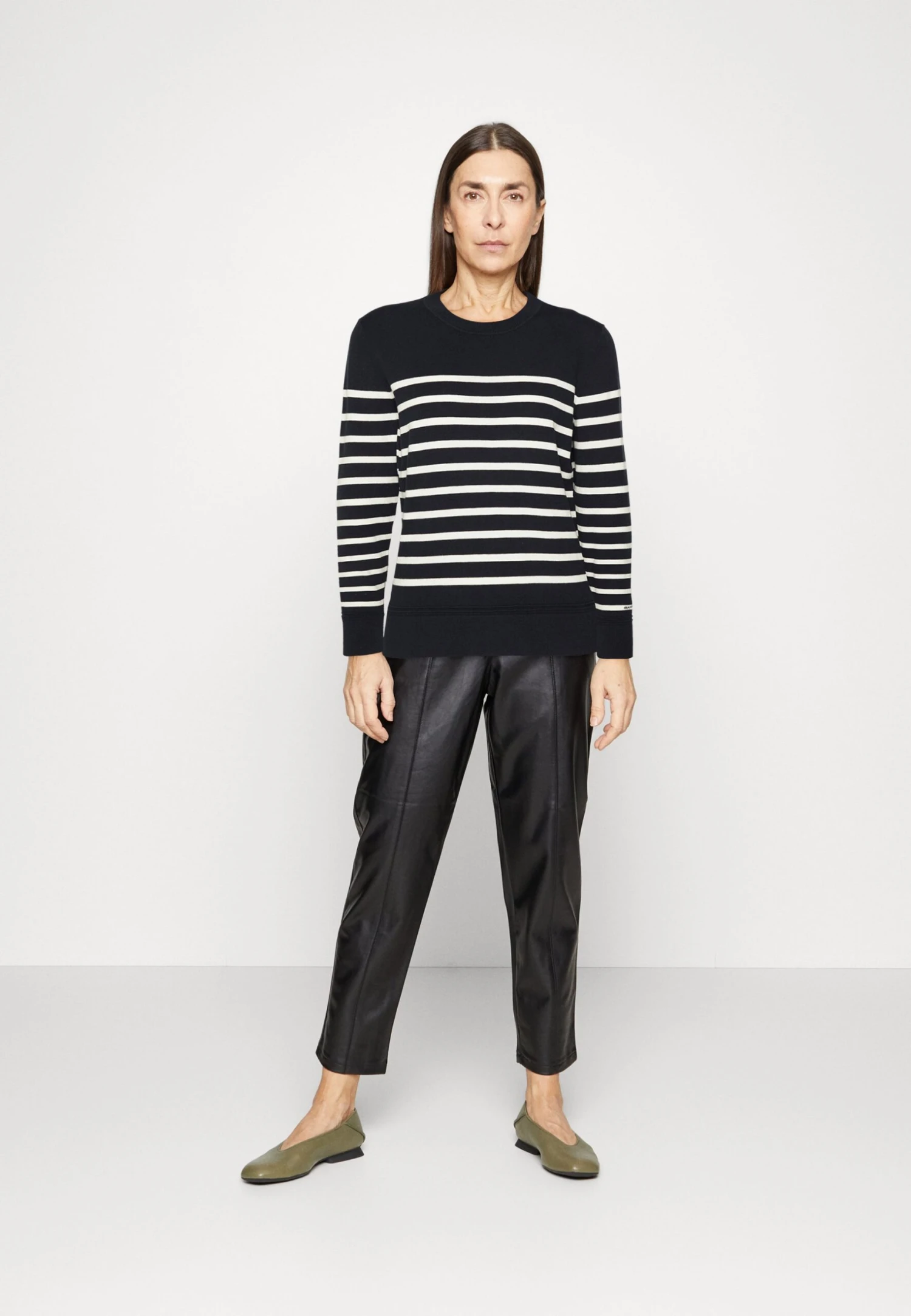 Gant Light Breton C Neck - Pullover - Evening Blue 4 Gant Light Breton C Neck - Pullover - Evening Blue – Image 2