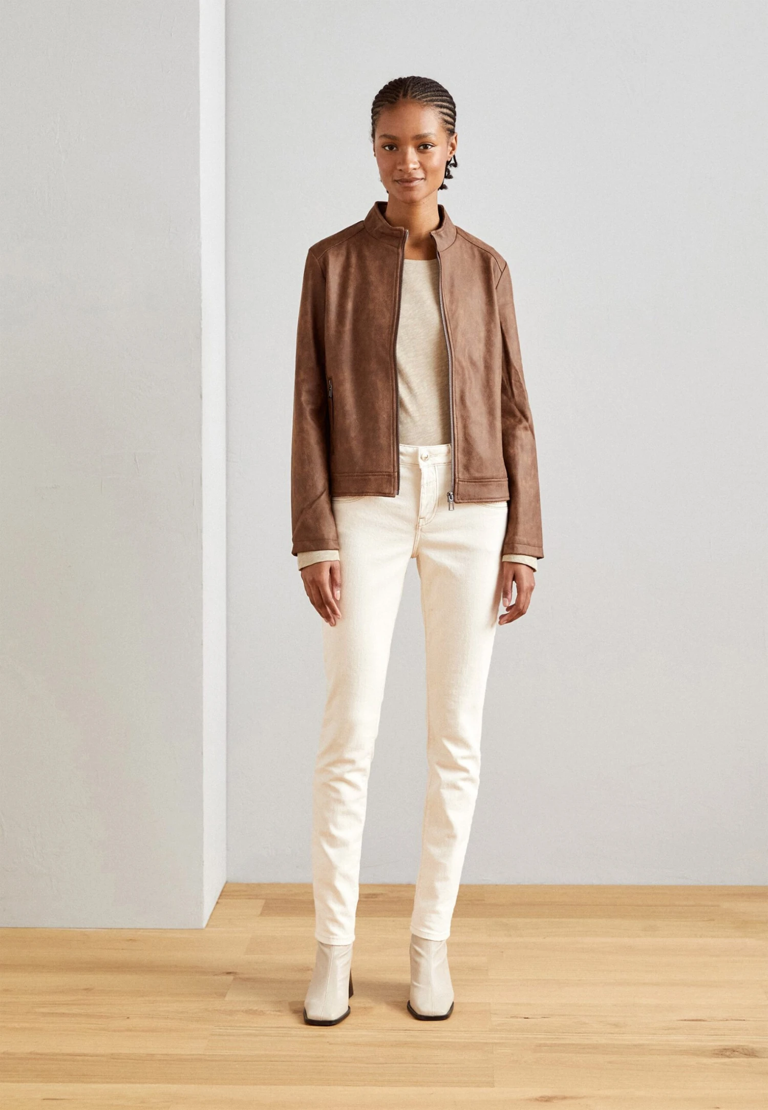 Desigual Jacket Toronto - Veste En Similicuir - Dark Brown 4 Desigual Jacket Toronto - Veste En Similicuir - Dark Brown – Image 2