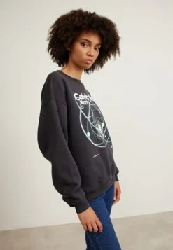 Calvin Klein Jeans Galaxy Boyfriend Crewneck - Sweatshirt - Black