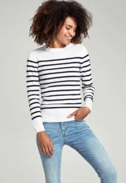 Armor-Lux Paimpol Marine - Pullover - Milk / Rich Navy