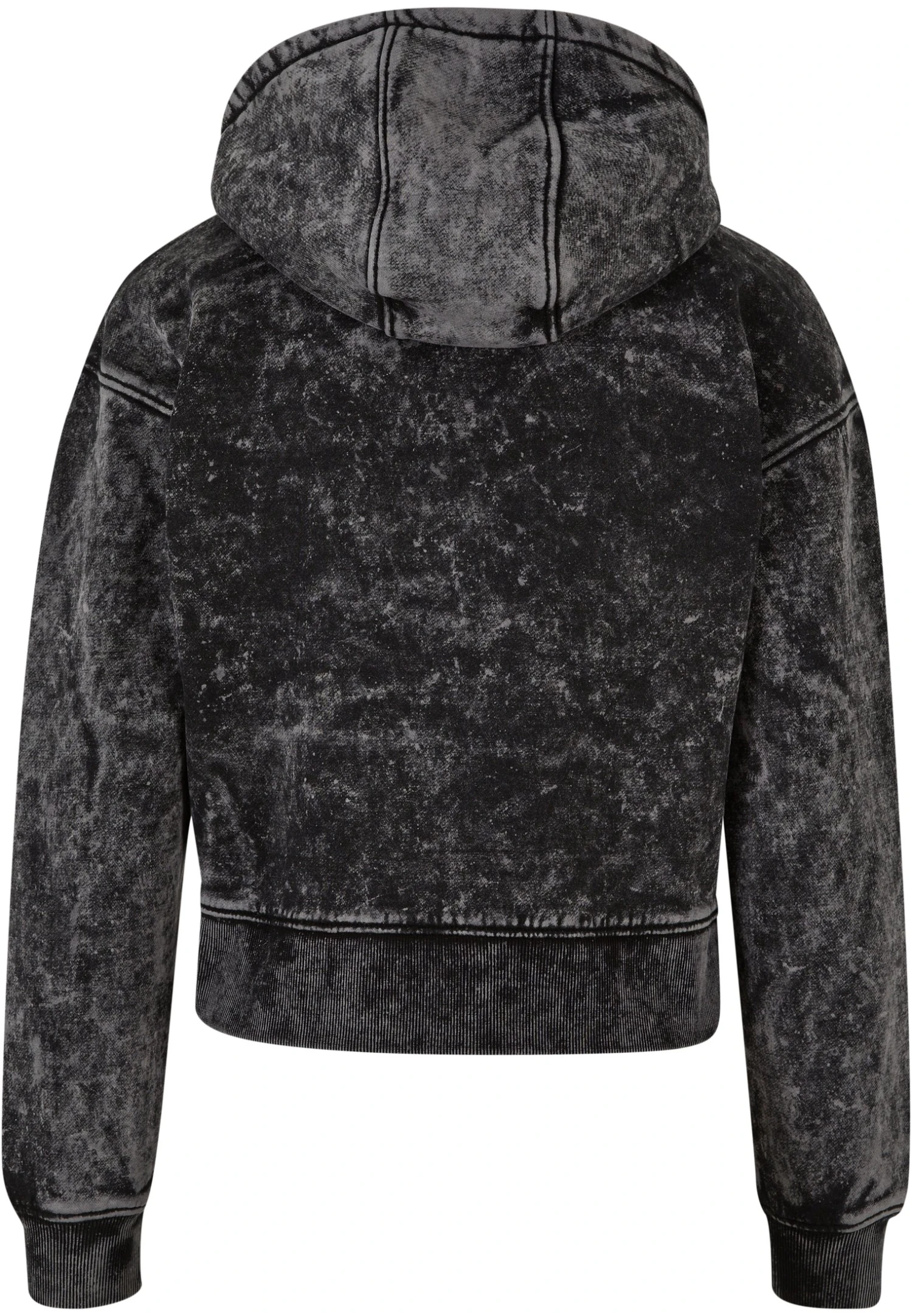 URBAN CLASSICS Towel Washed - Sweat Zippé - Black 9 URBAN CLASSICS Towel Washed - Sweat Zippé - Black – Image 7