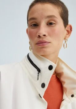 With Neckband - Manteau Court - Off White -Next Soldes c02b87590d1d4befbf9382049155e3de