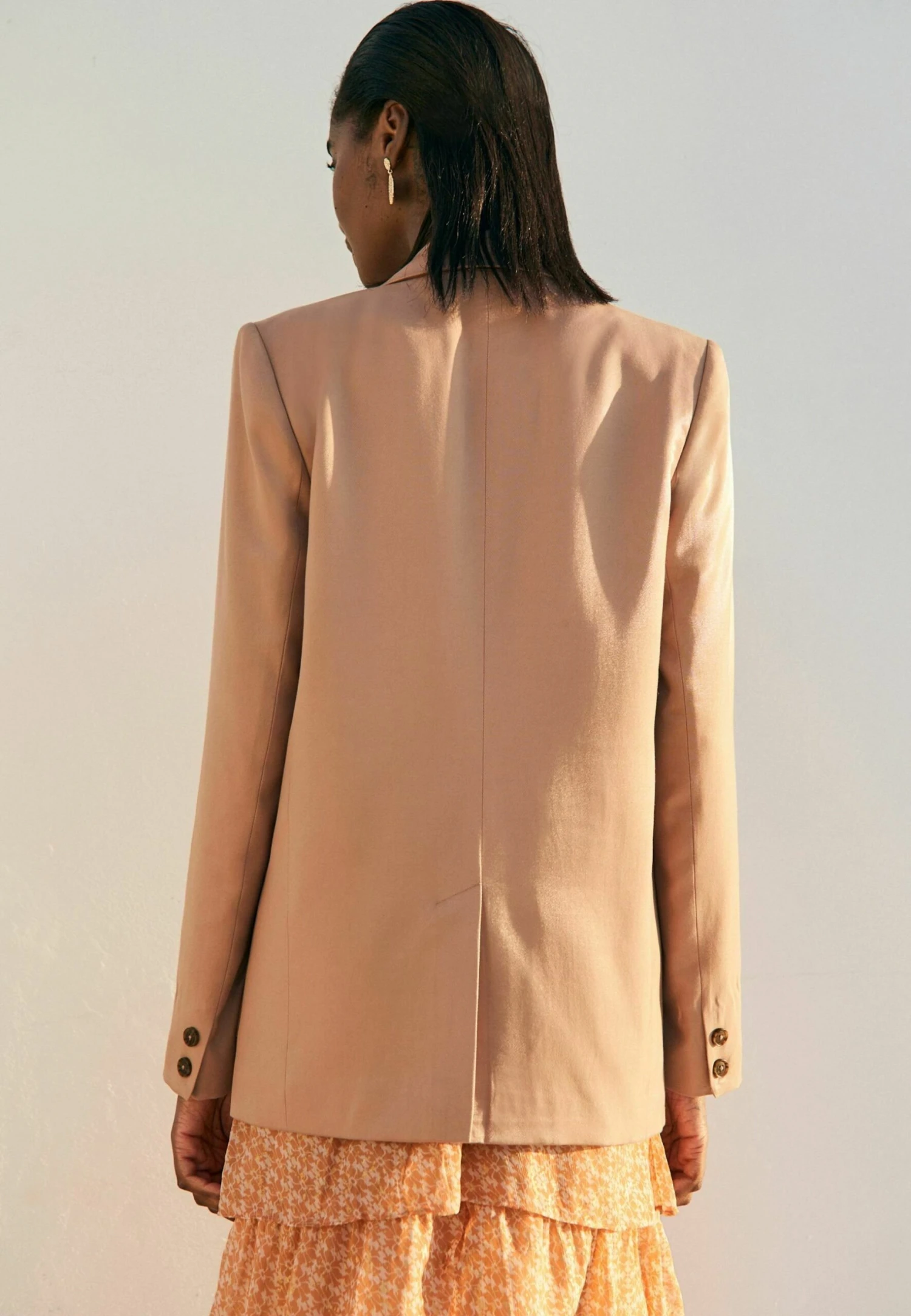 Next Sheen Standard - Manteau Court - Taupe Brown 3 Next Sheen Standard - Manteau Court - Taupe Brown