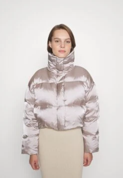 Calvin Klein Shine Puffer Down Coat - Doudoune - City Taupe