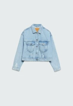 Stradivarius Ropped - Veste En Jean - Light Blue 17 Stradivarius Ropped - Veste En Jean - Light Blue -Next Soldes c18b838fd3aa4c439d3210e64b6d83f2
