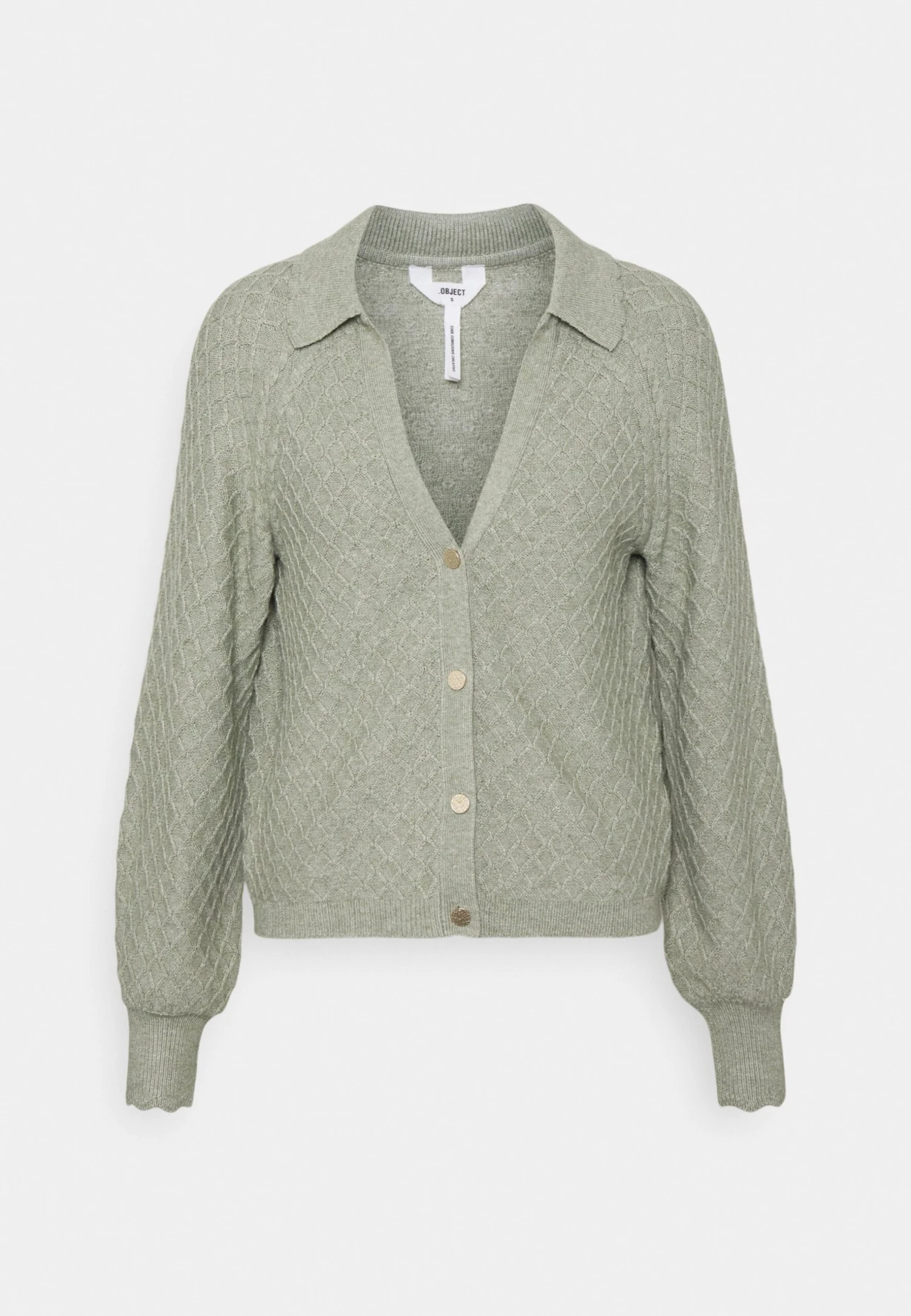 Object Objnovia - Gilet - Seagrass Melange 3 Object Objnovia - Gilet - Seagrass Melange