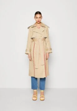 SISTER JANE Orchard Scallop Trim - Trench - Beige