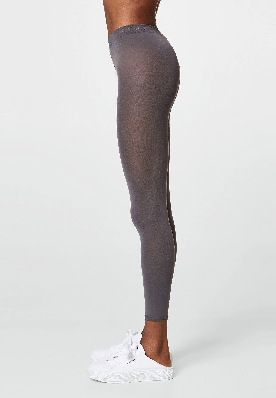 ESPRIT Cotton Capri Uni - Legging - Stone Grey 4 ESPRIT Cotton Capri Uni - Legging - Stone Grey – Image 2