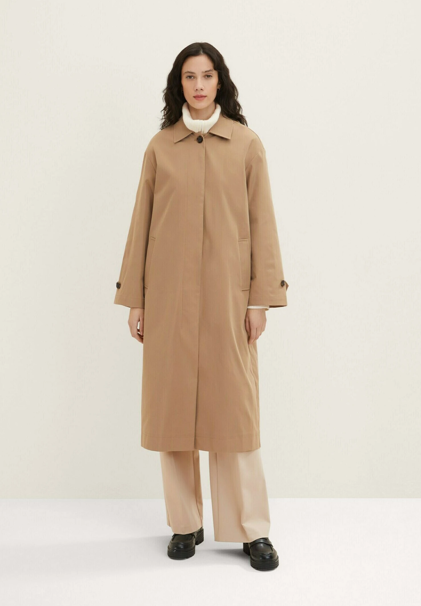 Tom Tailor Moderner - Trench - Splashed Clay Beige 3 Tom Tailor Moderner - Trench - Splashed Clay Beige