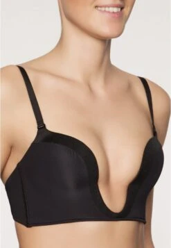Wonderbra Perfect Deep Plunge - Soutien-Gorge À Bretelles Amovibles - Schwarz