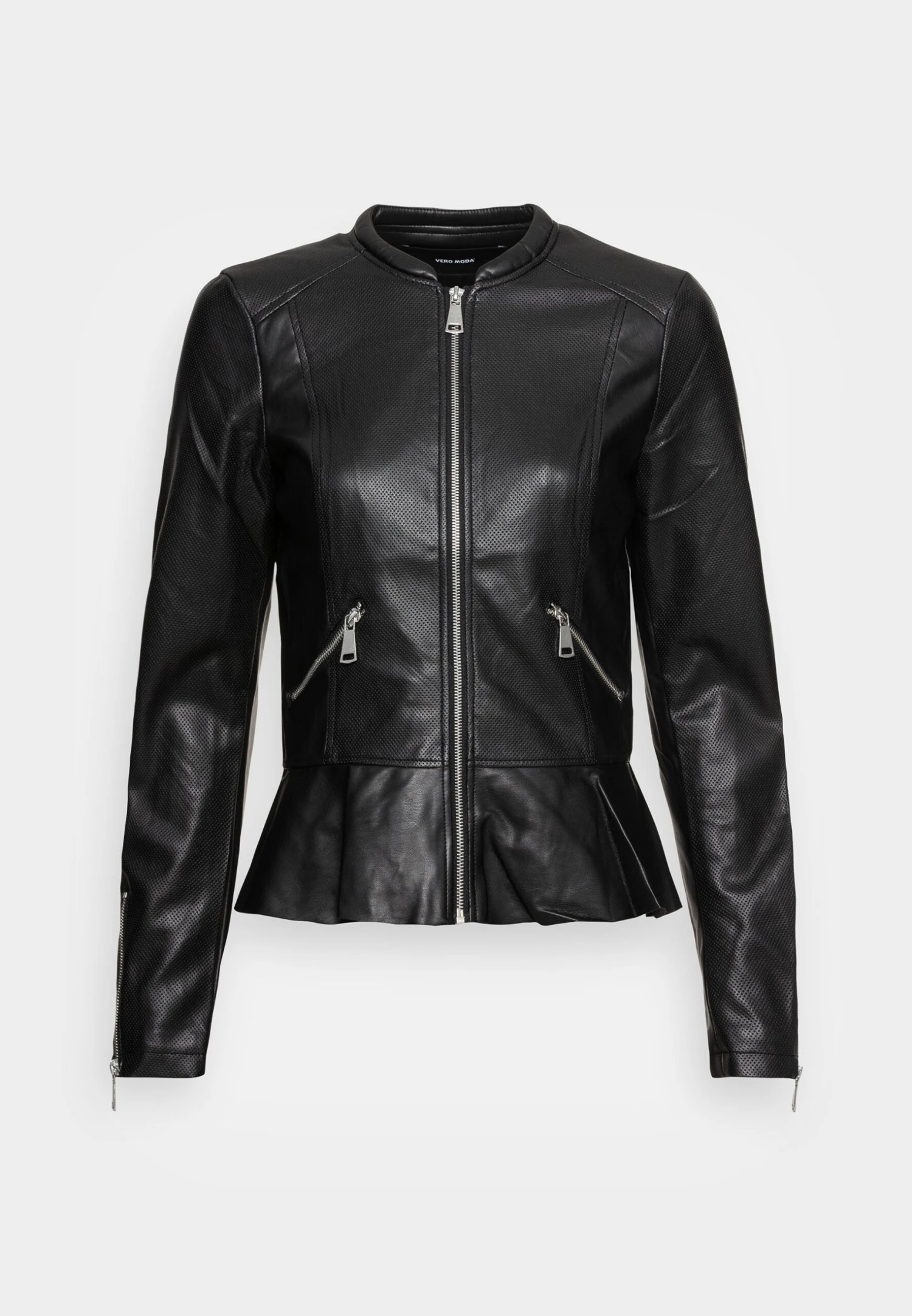 Vero Moda Tall Vmaveryally Short Jacket - Veste En Similicuir - Black 3 Vero Moda Tall Vmaveryally Short Jacket - Veste En Similicuir - Black