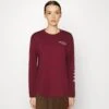 Hollister Co. Timeless - T-Shirt À Manches Longues - Burgundy -Next Soldes c3d137c2c63e4055ac30d30fddc398ac