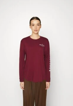 Hollister Co. Timeless - T-Shirt À Manches Longues - Burgundy
