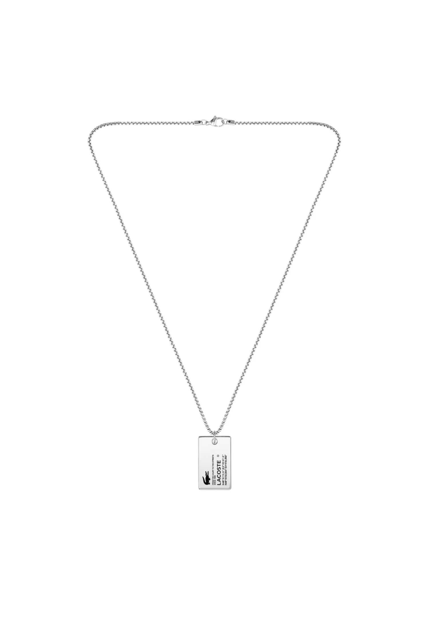 Lacoste Stencil - Collier - Silber 4 Lacoste Stencil - Collier - Silber – Image 2