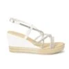 Next Forever Comfort Tubular Bling Asymmetric - Sandales À Talons Hauts - White