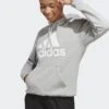 Adidas Sportswear Sweat À Capuche - Medium Grey/Heather White -Next Soldes c4d53eab314749f0aed63137fd8687a1