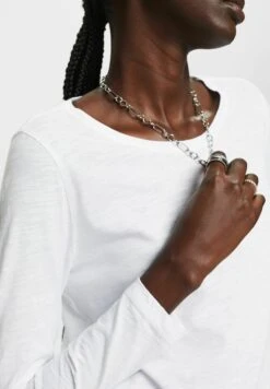 ESPRIT T-Shirt À Manches Longues - White 13 ESPRIT T-Shirt À Manches Longues - White -Next Soldes c59886688338401b8d082cbab1f33204