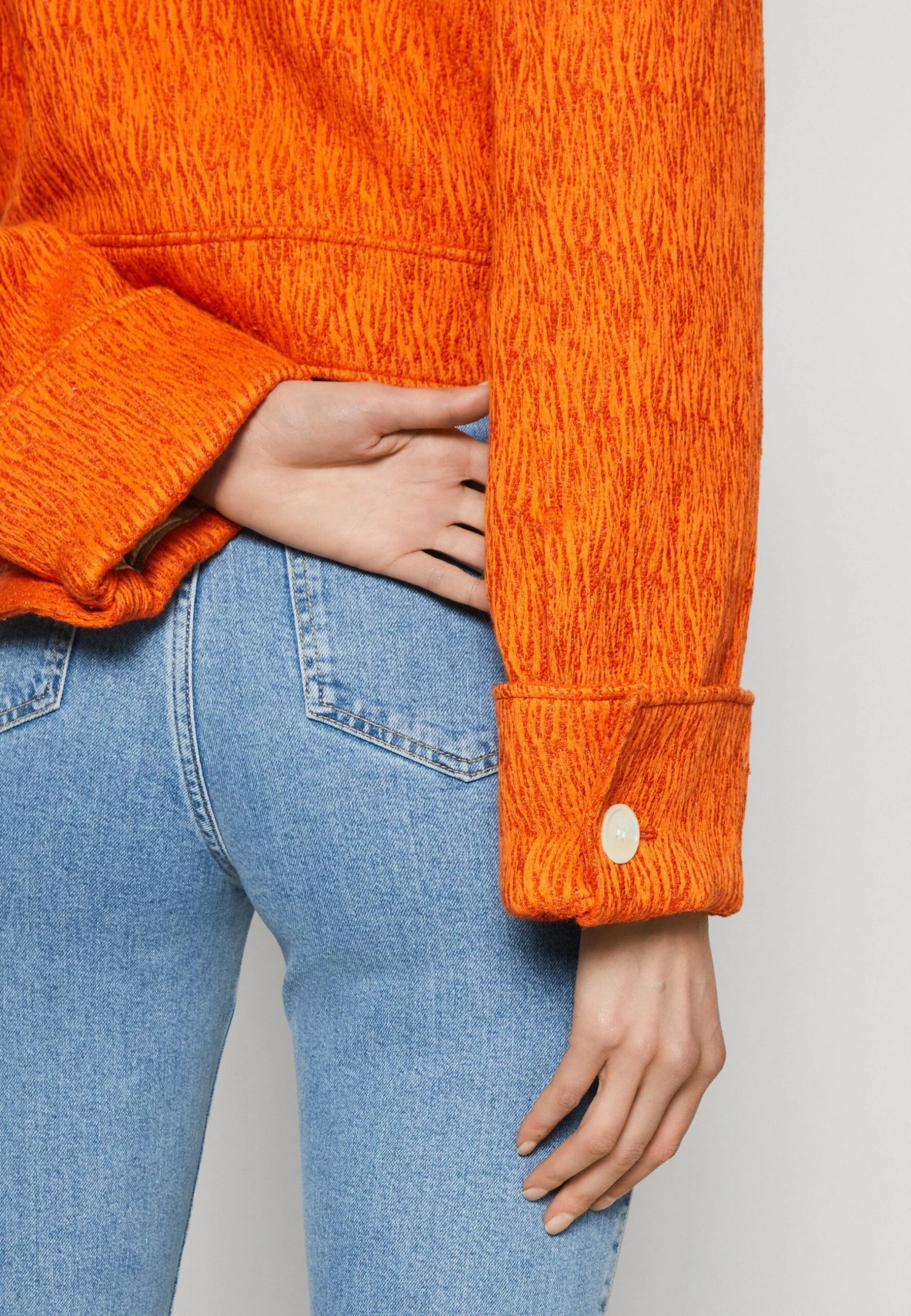 Gant Cropped Jacket - Veste Légère - Pumpkin Orange 8 Gant Cropped Jacket - Veste Légère - Pumpkin Orange – Image 6