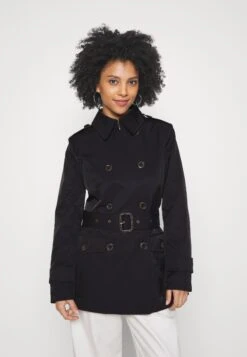 Trnch Lined Coat - Trench - Navy