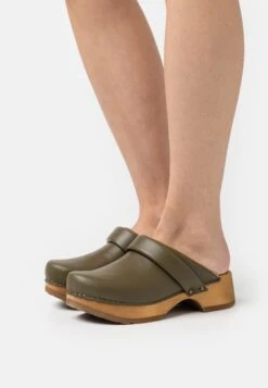 Sanita Chuso Chunky Open - Sabots - Olive