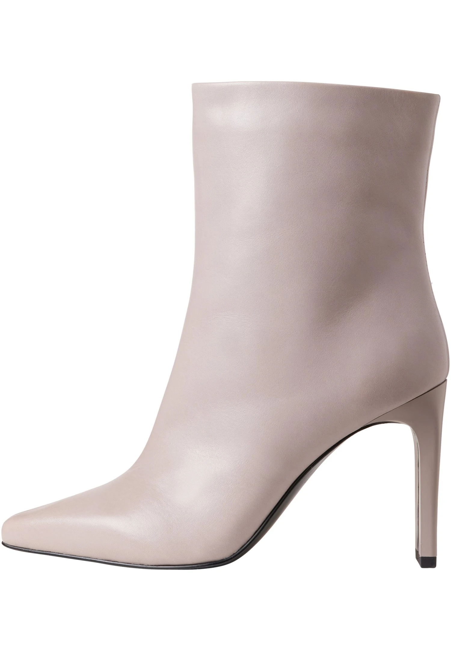 Bottines À Talons Hauts - Light Grey 4 Bottines À Talons Hauts - Light Grey – Image 2
