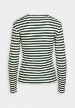 Pieces Pcruka - T-Shirt À Manches Longues - Trekking Green/Cloud Dancer -Next Soldes c724fd91a52649e68f78897038d8e412