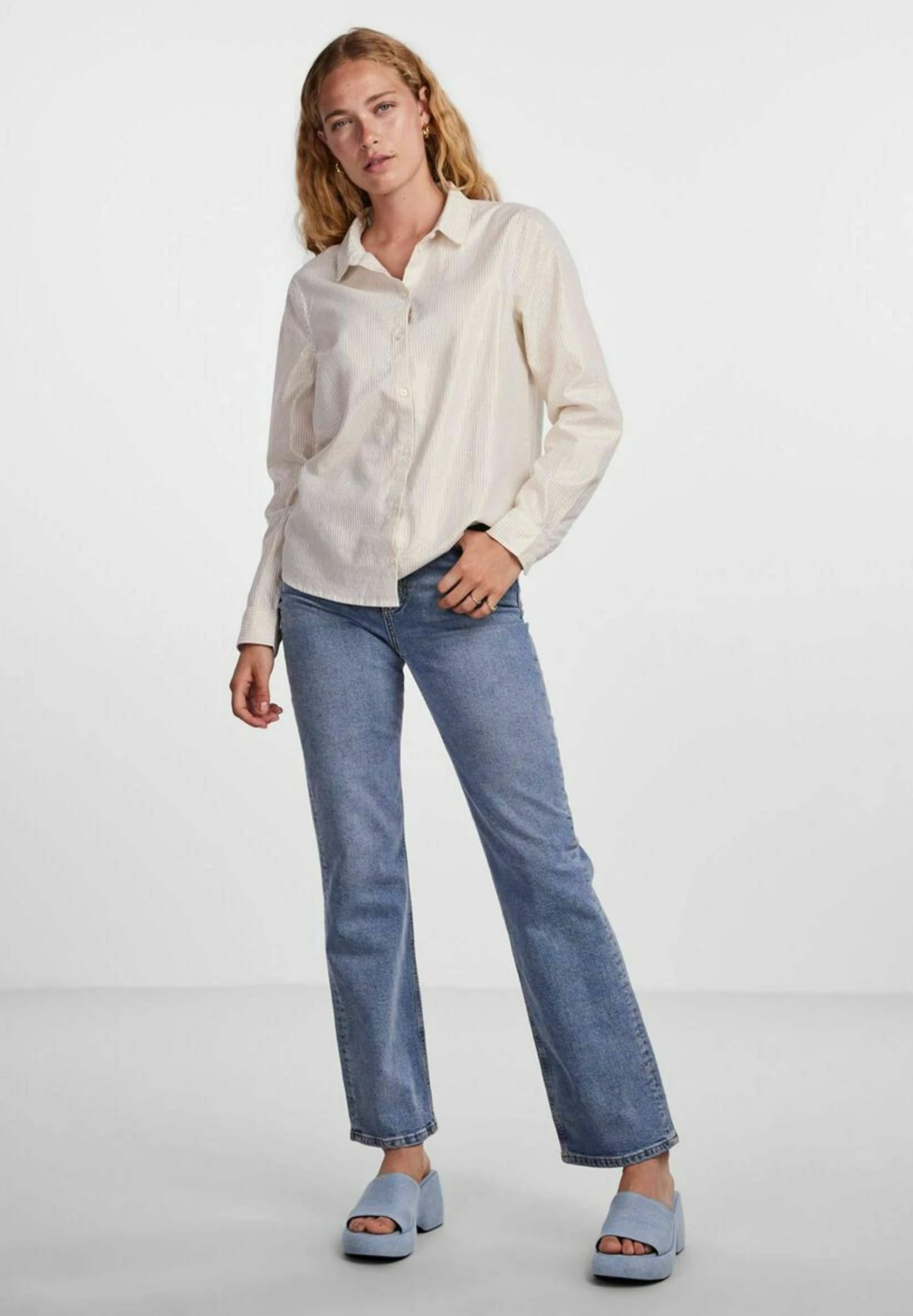 Pieces À Manches Longues - Chemisier - Bright White 4 Pieces À Manches Longues - Chemisier - Bright White – Image 2