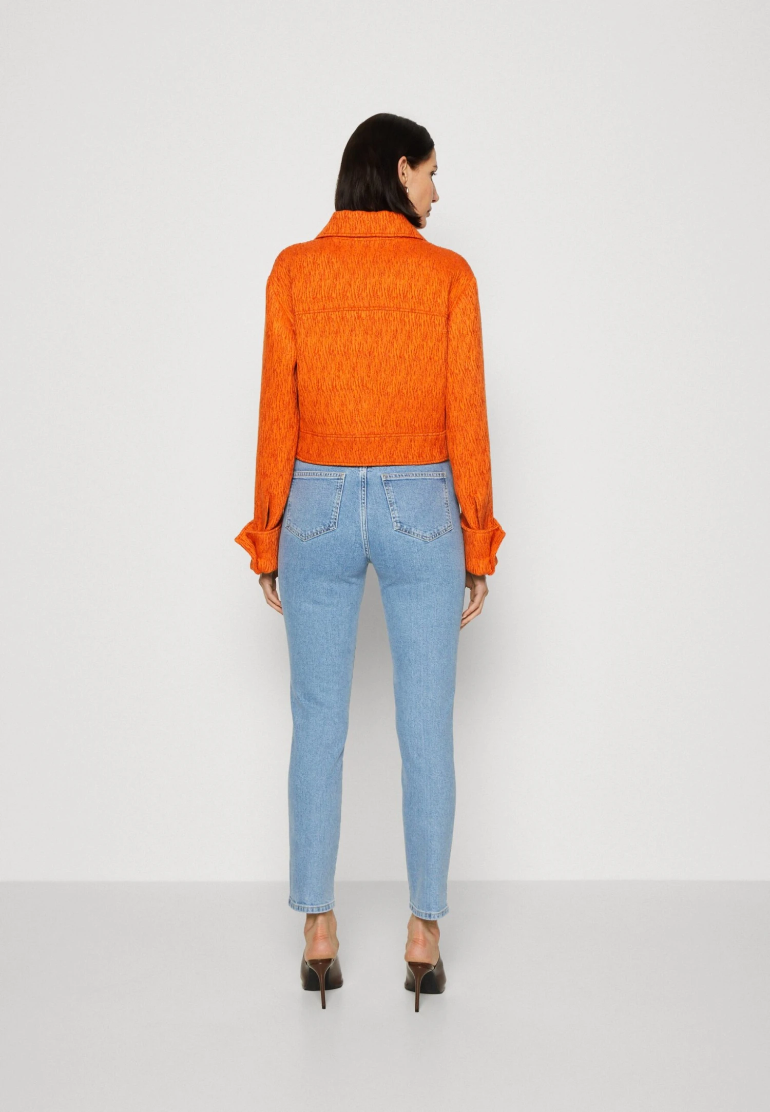 Gant Cropped Jacket - Veste Légère - Pumpkin Orange 5 Gant Cropped Jacket - Veste Légère - Pumpkin Orange – Image 3