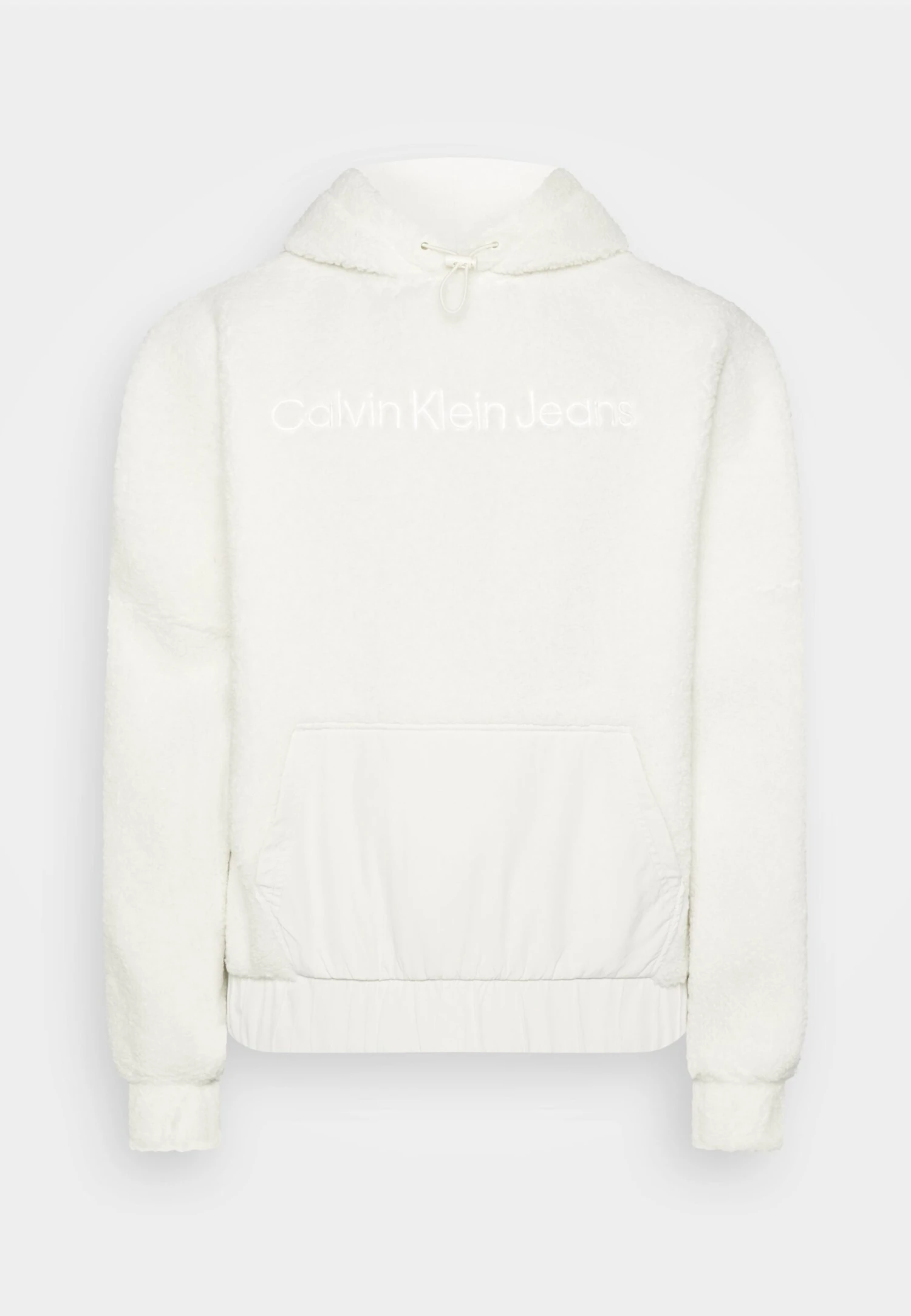 Calvin Klein Jeans Mix Media Hoodie - Sweat À Capuche - Ivory 7 Calvin Klein Jeans Mix Media Hoodie - Sweat À Capuche - Ivory – Image 5
