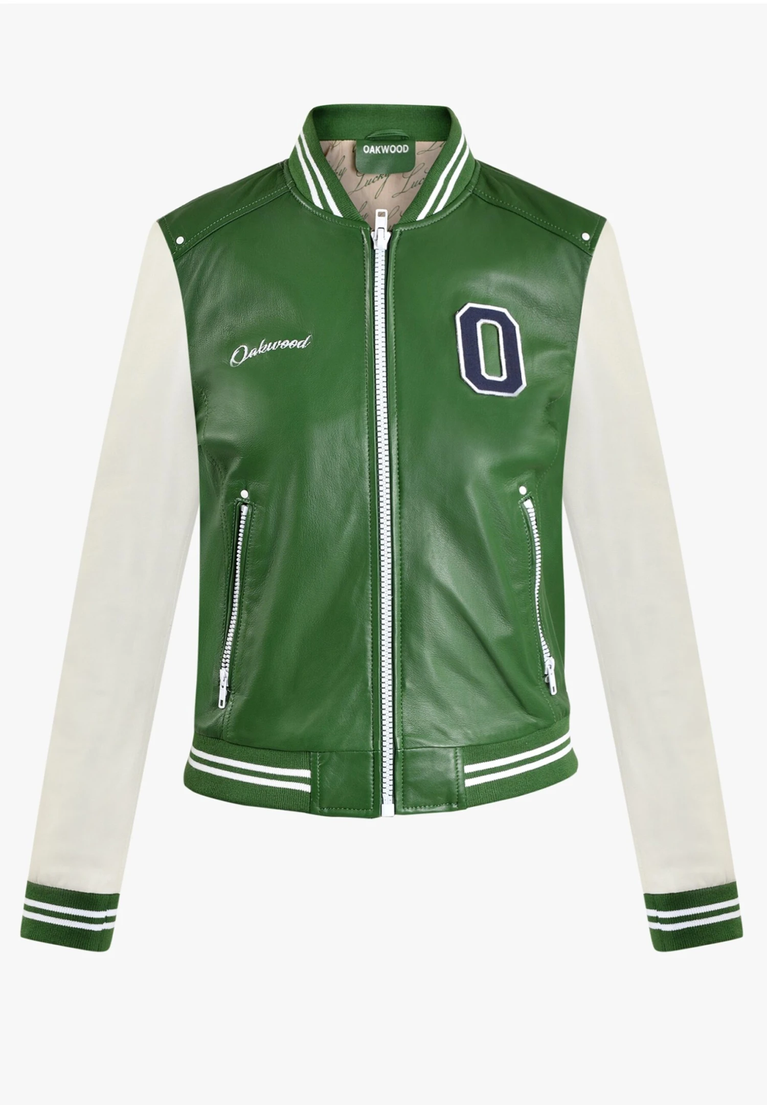 Oakwood Flirt Bi - Veste En Cuir - Dark Green 8 Oakwood Flirt Bi - Veste En Cuir - Dark Green – Image 6