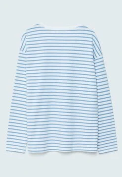 Stradivarius Gestreiftes - T-Shirt À Manches Longues - Light Blue 17 Stradivarius Gestreiftes - T-Shirt À Manches Longues - Light Blue -Next Soldes c891407172be4586b27f2c205da8c9a9