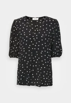 Modström Riddermd Print Top - Blouse - Black Polka Dot -Next Soldes c91c44523cc54d13bb5b7ad470f3d14b