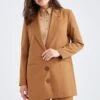 DeFacto Regular Fit - Manteau Court - Brown