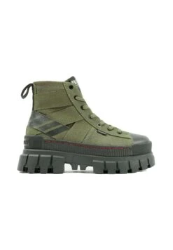 Palladium Revolt Hi Army - Bottines À Plateau - Olive Night -Next Soldes c9c4f967f7894061a26667dd58d2ee87