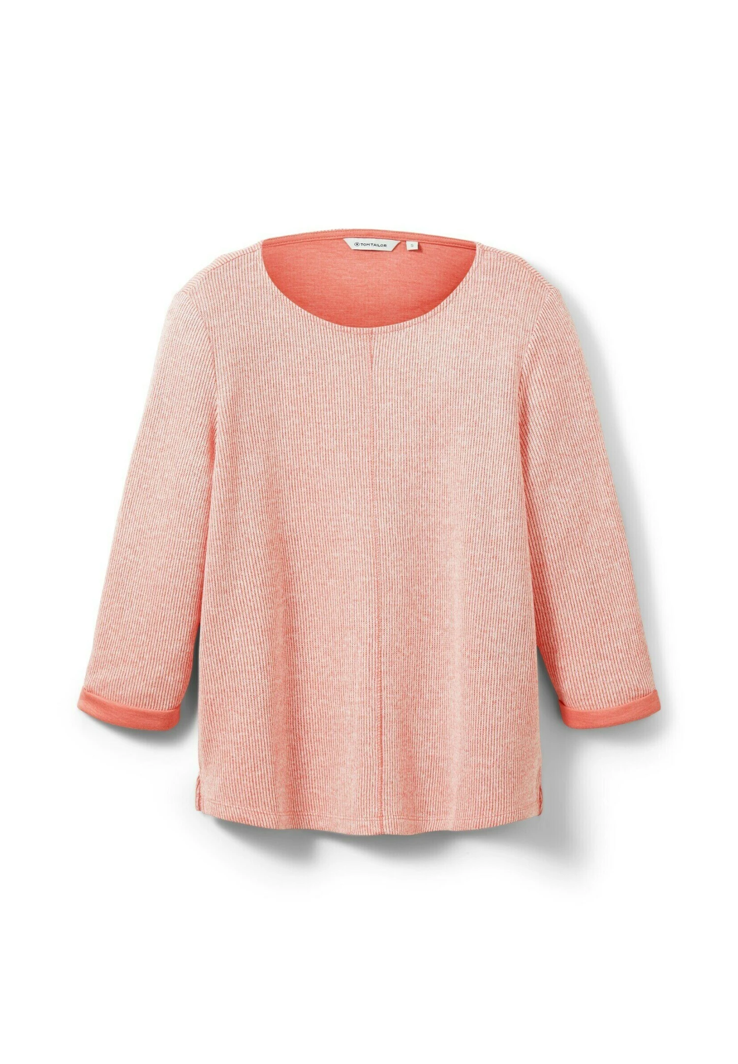 Tom Tailor Pullover - Smooth Papaya Red Melange 7 Tom Tailor Pullover - Smooth Papaya Red Melange – Image 5