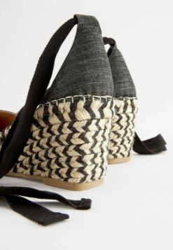 Next Forever Comfort Wrap Square Toe Standard - Escarpins Compensés - Black -Next Soldes ca9bff270a1a4bee9d15ba7294575887