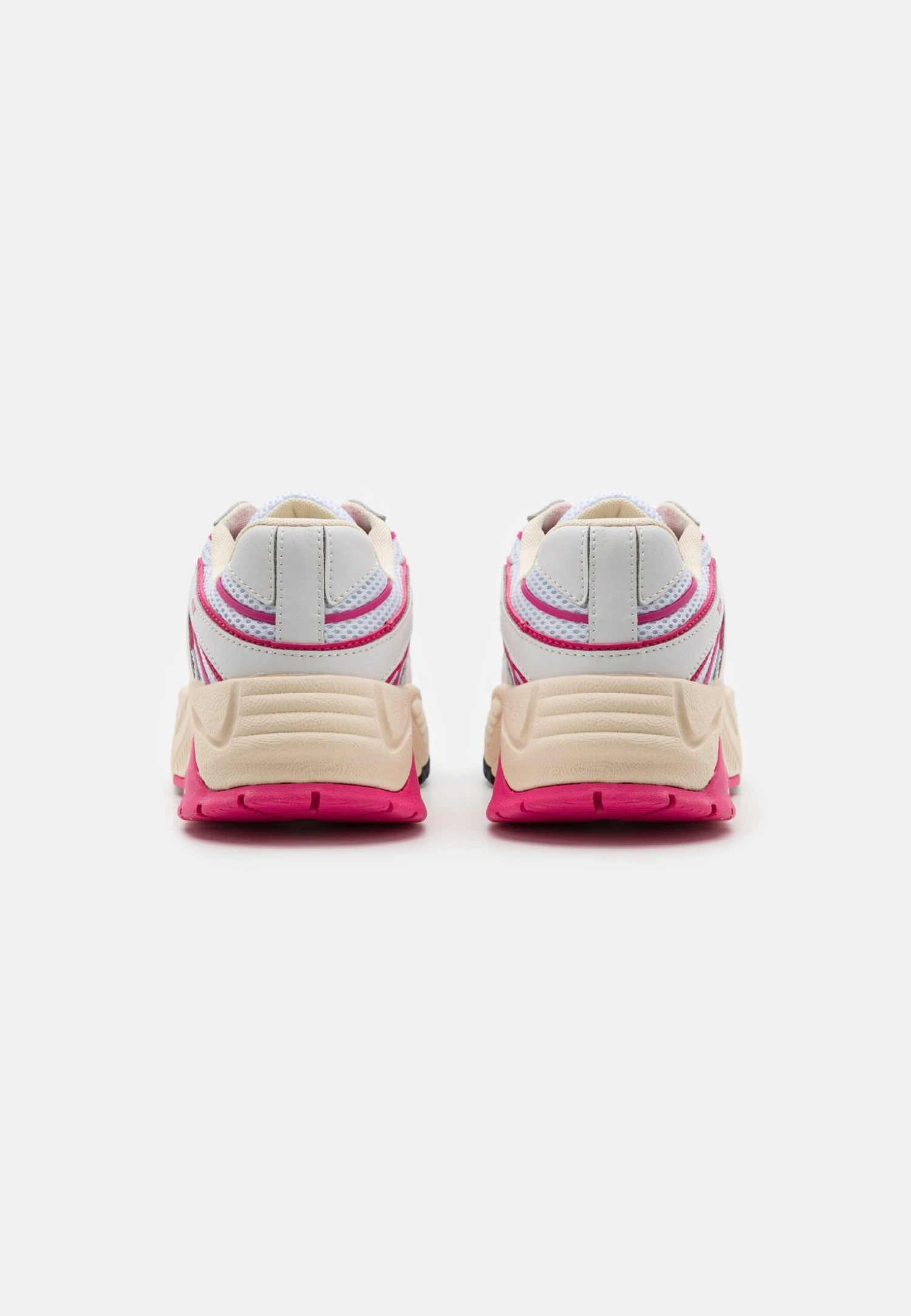 MSGM Baskets Basses - White/Fuchsia 6 MSGM Baskets Basses - White/Fuchsia – Image 4