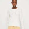 Vila Vioa O Neck - Pullover - White Alyssum