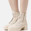 Bottines À Lacets - Beige -Next Soldes cb1d3b08e5b6491ca4bd28214c8508a5