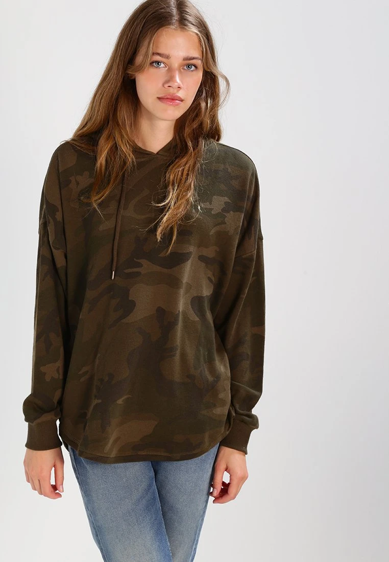 URBAN CLASSICS Ladies Oversized Camo Hoody - Sweat À Capuche - Olive 3 URBAN CLASSICS Ladies Oversized Camo Hoody - Sweat À Capuche - Olive