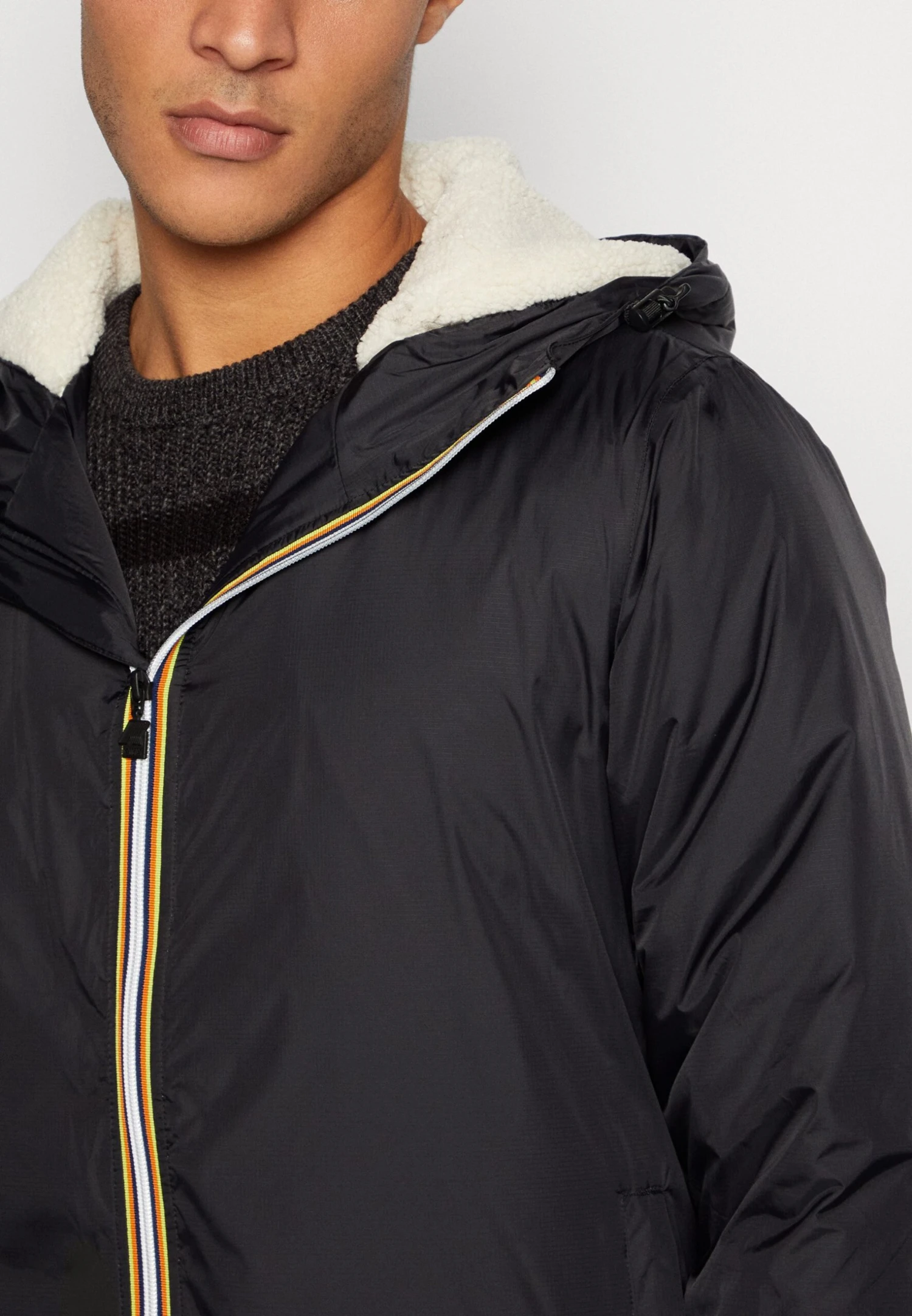 K-Way Vrai Claude Orsetto Unisex - Veste D'Hiver - Black Pure 8 K-Way Vrai Claude Orsetto Unisex - Veste D'Hiver - Black Pure – Image 6