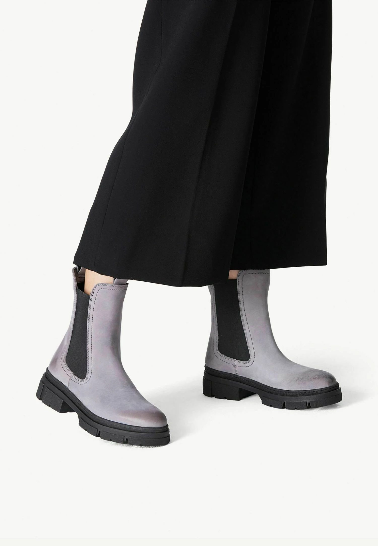 Tamaris Bottines À Plateau - Grey Nubuc 3 Tamaris Bottines À Plateau - Grey Nubuc