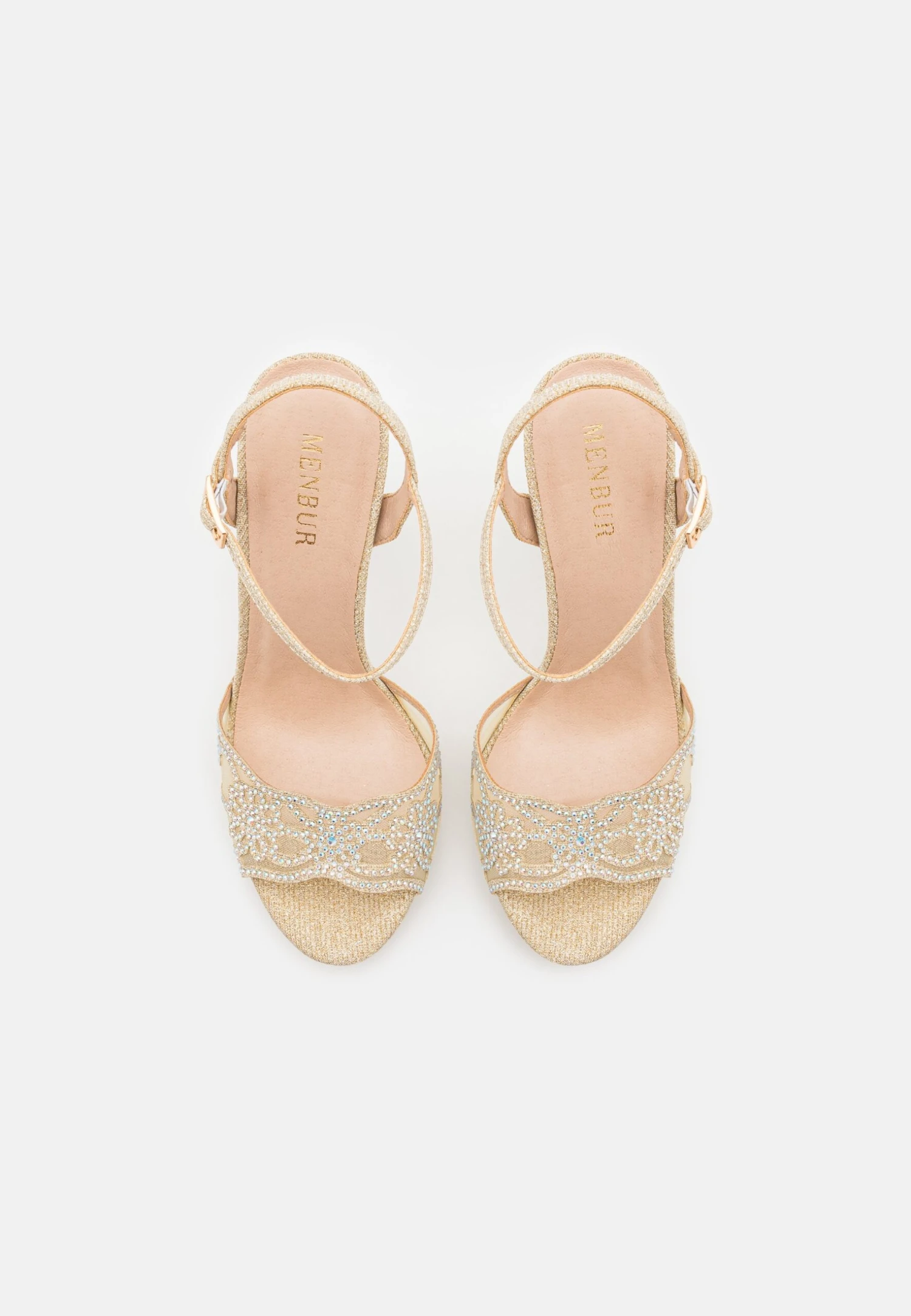 Menbur Sandales À Talons Hauts - Gold 8 Menbur Sandales À Talons Hauts - Gold – Image 6