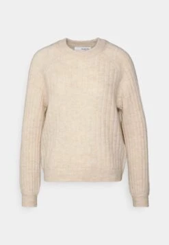Selected Femme Slfmola O Neck - Pullover - Birch -Next Soldes cc9998e6a88d4d11a06835e69fc2ca5e