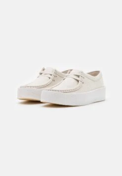 Clarks Originals Wallabee Cup - Chaussures À Lacets - White -Next Soldes cce05ff57a1a4196afc5f6b7aad070ae